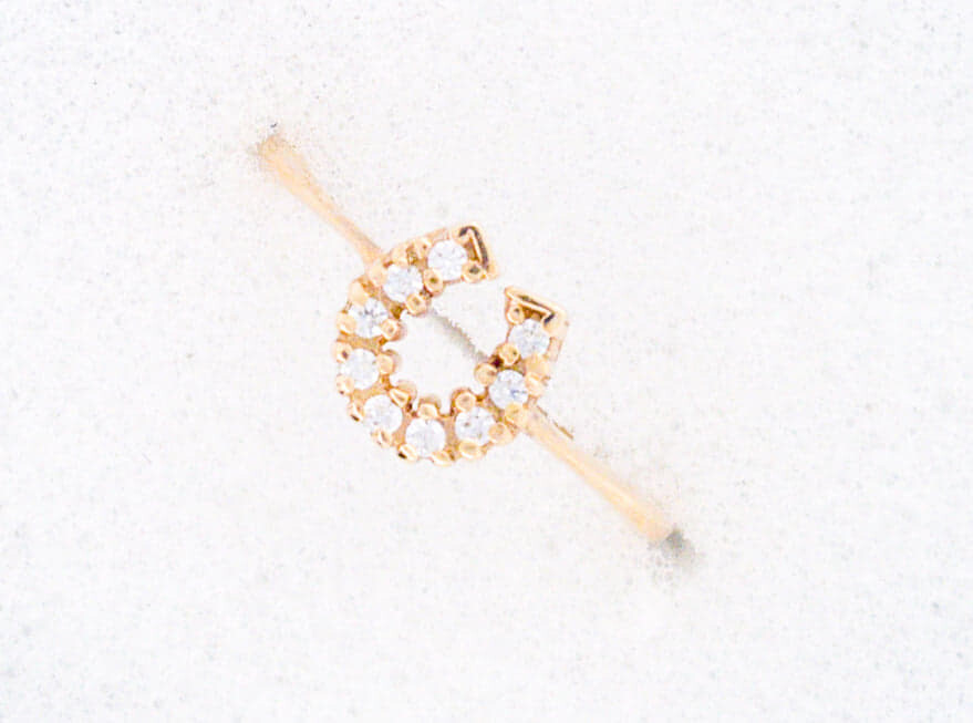 810-100-201203 Gold Horseshoe Ring 810-100-201203 Gold Horseshoe Ring