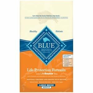 BLUE BUFFALO CHICKEN/BR RICE LARGE BREED 30#