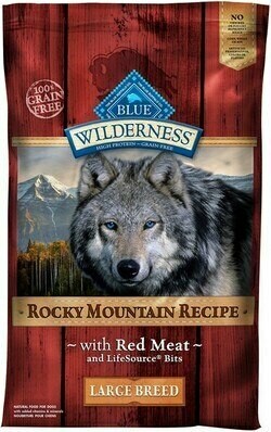 BLUE WILDERNESS ROCKY MOUNTAIN RED MEAT ADULT LRG BREED 22#