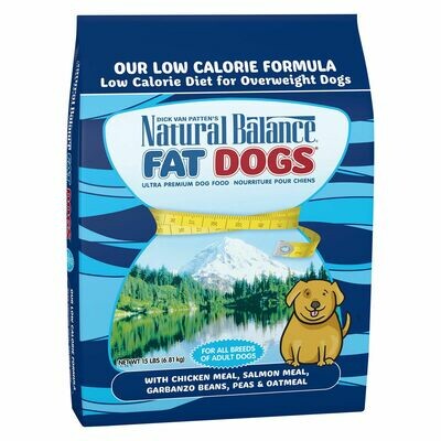 NATURAL BALANCE FAT DOGS CHKN/SLMN 15#