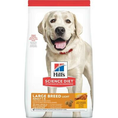 SCIENCE DIET LIGHT CHICKEN ADULT LARGE BREED 15#
