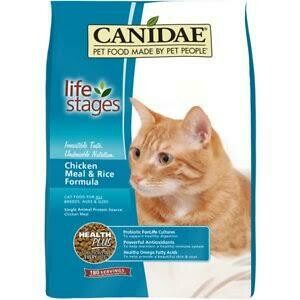 CANIDAE LIFE STAGES CKN/RC DRY CAT 15#
