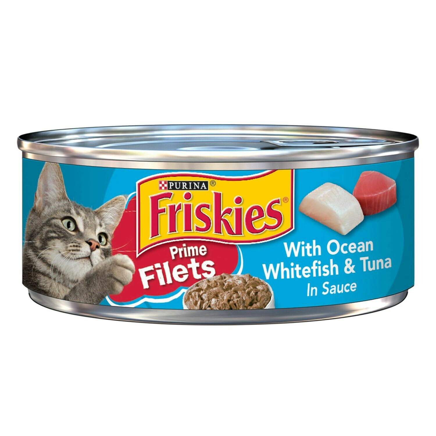 Friskies Prime Filet of Ocean Whitefish & Tuna 5.5oz