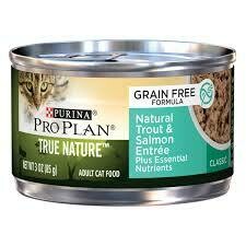 Purina Pro Plan True Nature Adult Natural Trout & Salmon Entree 3Z 