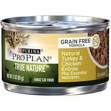 Purina Pro Plan True Nature Adult Natural Turkey & Chicken Entree 3Z 