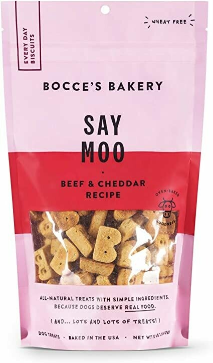 BOCCE BAKERY EVERYDAY BISCUIT SAY MOOO 12oz BAG