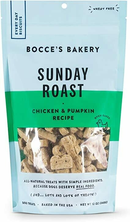 BOCCE BAKERY EVERYDAY BISCUIT SUNDAY CHICKEN 12oz BAG