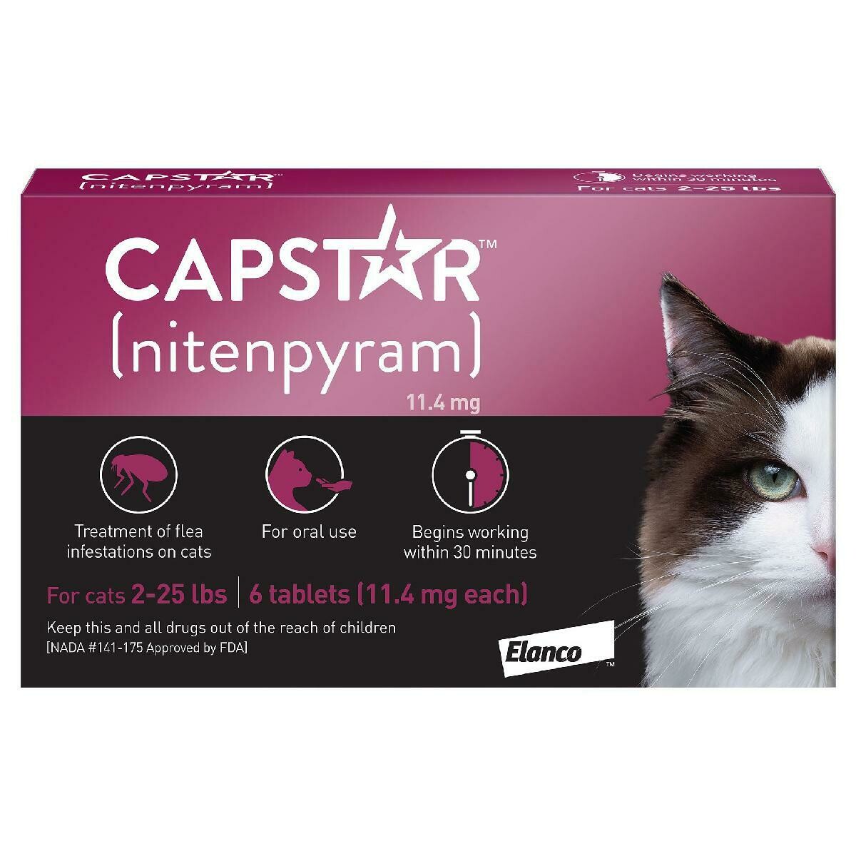 CAPSTAR TAB CAT 2-22 LB