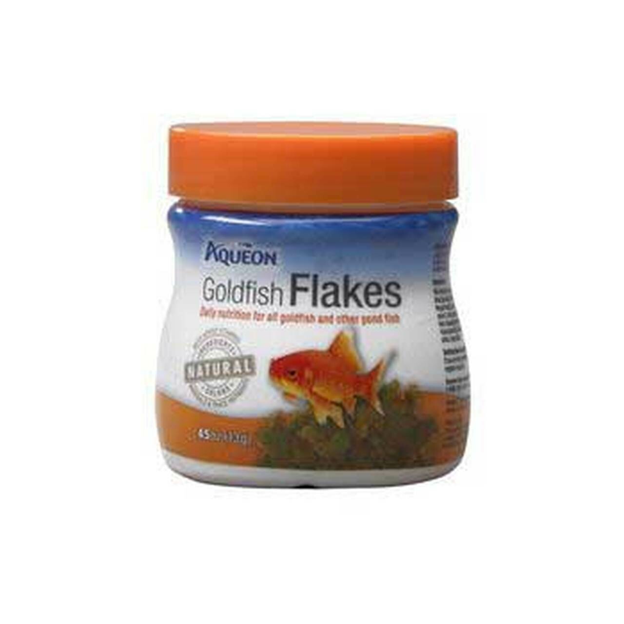 Aqueon Goldfish Flakes Fish Food .45oz Jar