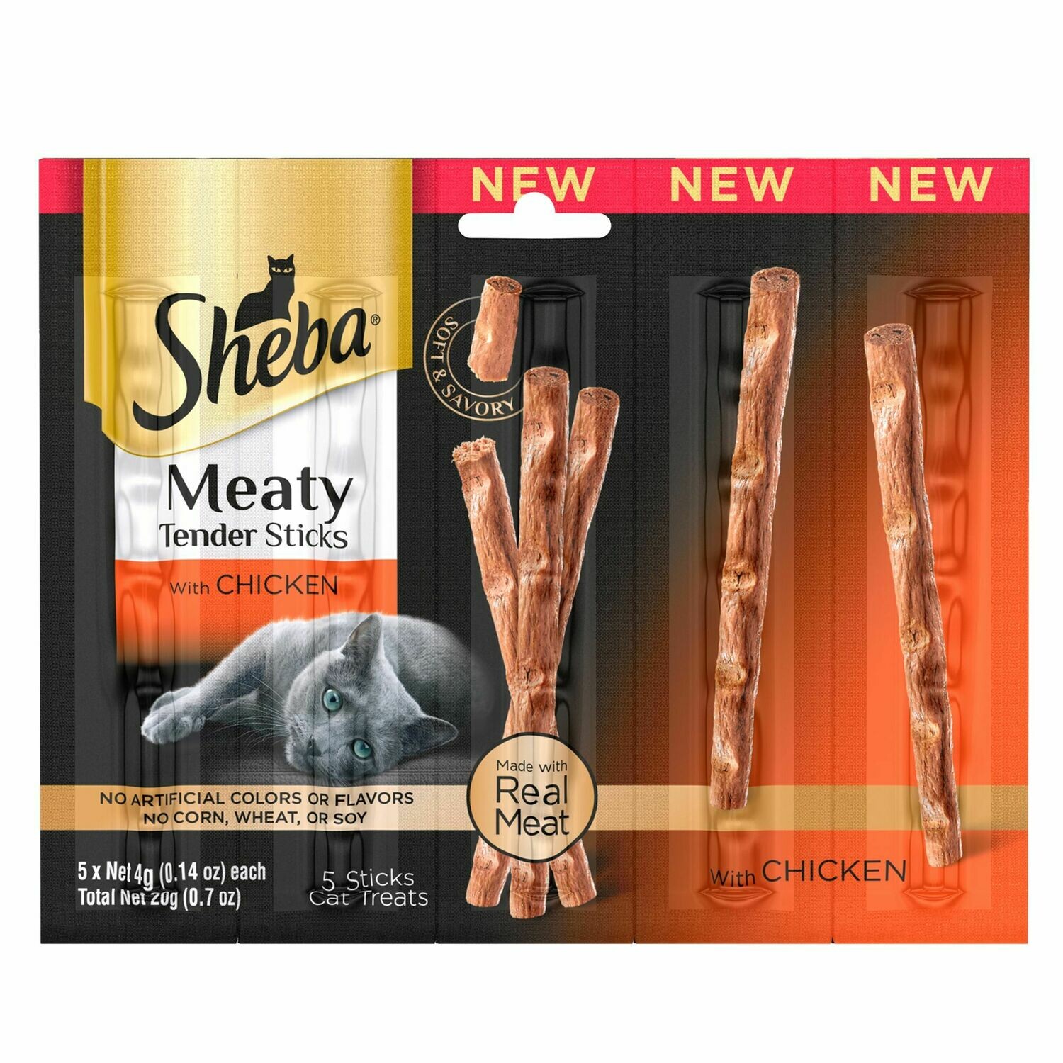 Sheba Meaty Tender Sticks Chicken .07Z