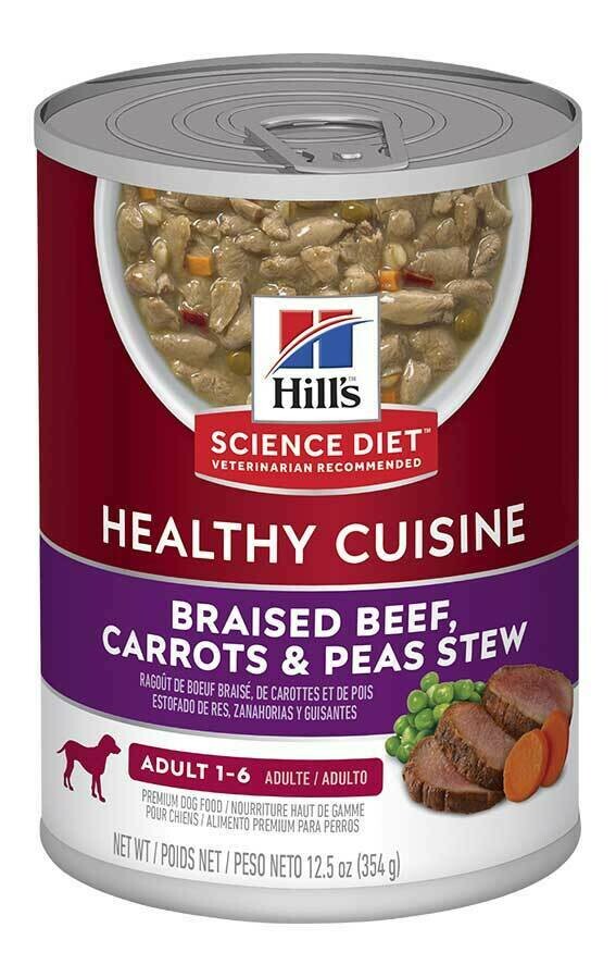 SCIENCE DIET HEALTHY CUISINE BRAISED BEEF WITH CARROT CAN12.5oz