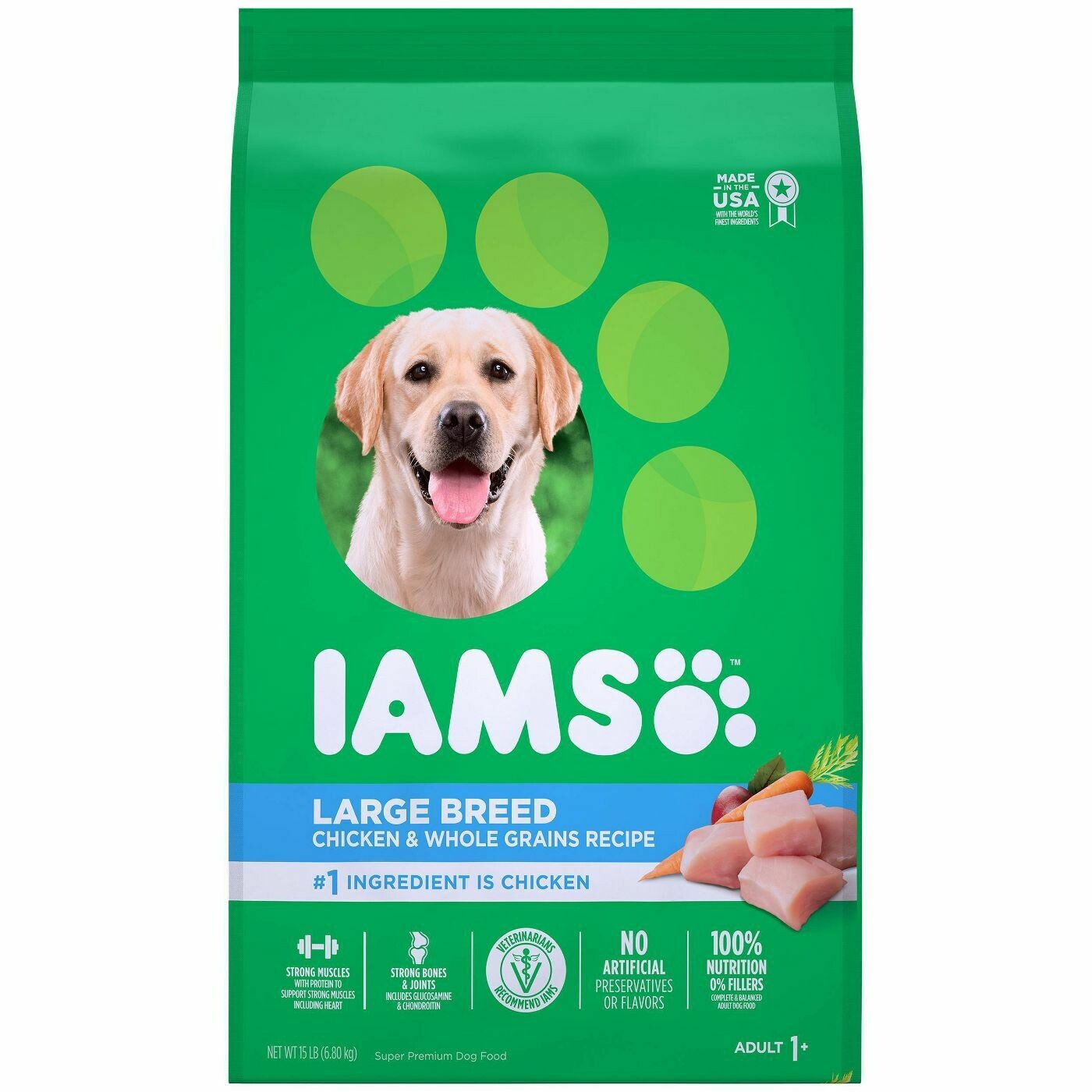 Iams ProActive Health Adult Large Breed Dog Food 15lbs