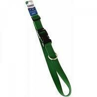 Coastal Adjustable Nylon Dog Collar with Plastic Buckle Hunter Green 1X18-26in