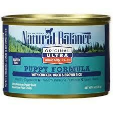 NATURAL BALANCE PUPPY CANNED FOOD 6oz