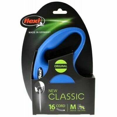 FLEXI CLASSIC RETRACT LEASH MED UP TO 44# BLUE