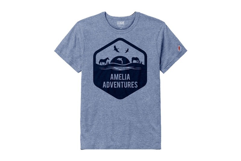 Twisted Tri-blend Tee Collegiate Light Blue