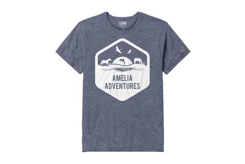 Twisted Tri-blend Tee Collegiate Dark Blue