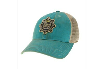 Old Favorite Youth Trucker Hat Aqua Blue