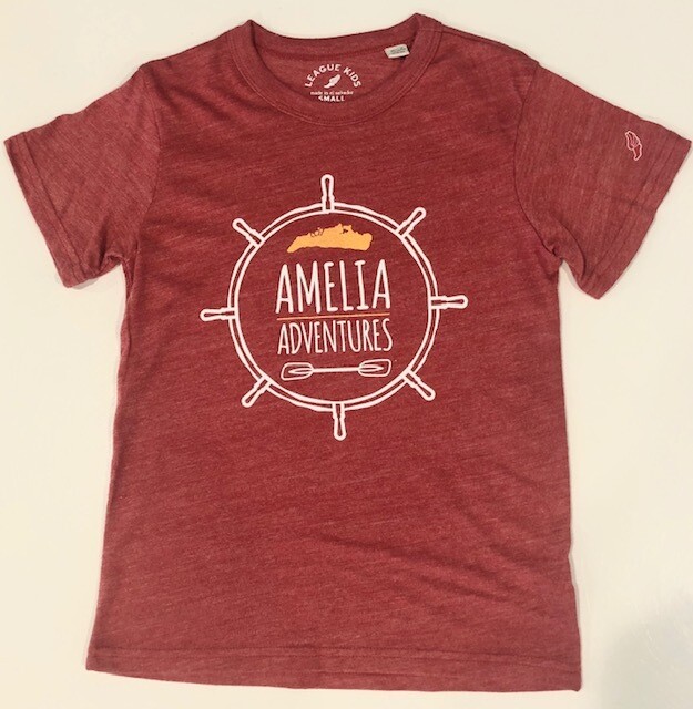 Youth Heather Vintage Light Maroon