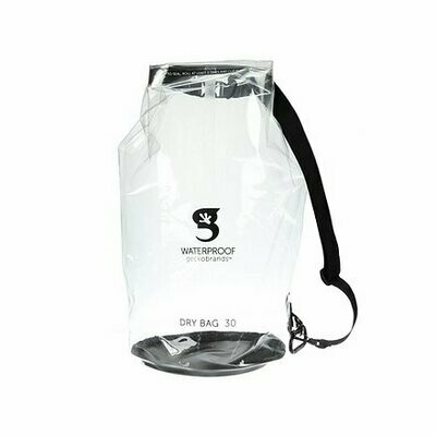 geckobrands Waterproof 30L Clear Dry Bag