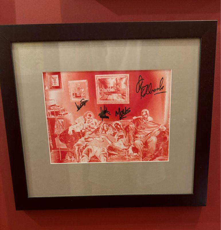 Autographed Picture From The BLACK SWAN LANE Very First Album. 16 Wide By 14 3/4 Height. USA orders Only.