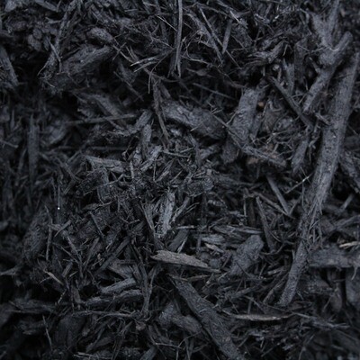 Black Dyed Bark Mulch - Bagged