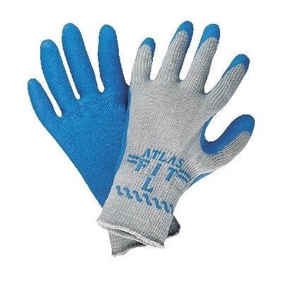 Blue Palm Coated Fitted Glove