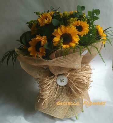 Bouquet di girasoli