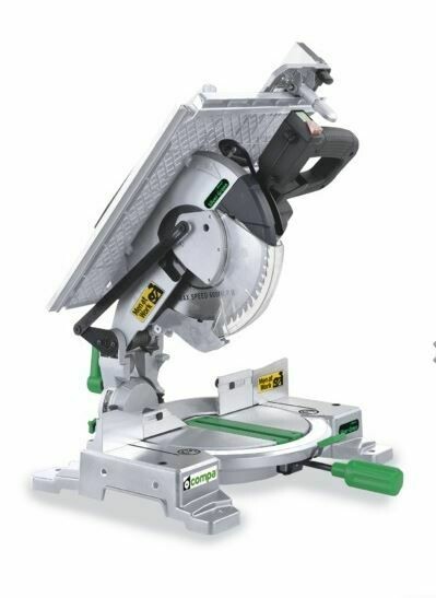 COMPA: TRONCATRICE MOD. SILVER GREEN 250 EVOLUTION. 1600W LAMA D.250. Z.60. 590X530X400MM. 13,2KG