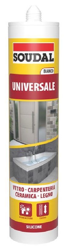 SILICONE ACETICO UNIVERSALE SOUDAL 280ML