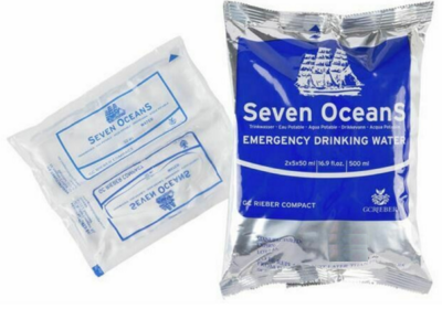 Agua potable de emergencia -
Seven OceanS