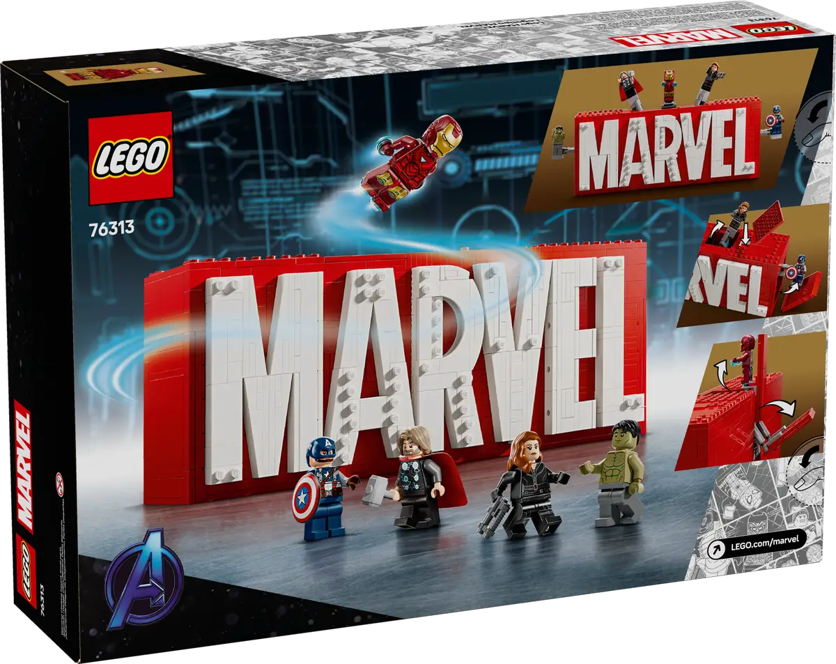 Logo e Minifigure MARVEL