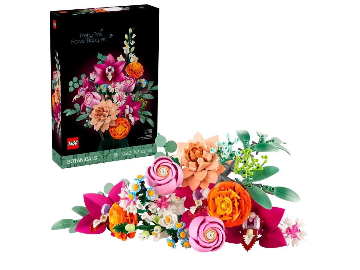Bouquet di fiori rosa