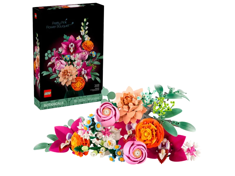 Bouquet di fiori rosa