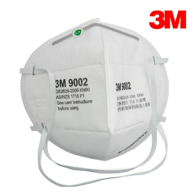 N. 5 PEZZI MASK 3M MOD 9002 - INCLUSA SPEDIZIONE CORRIERE 24/48 h