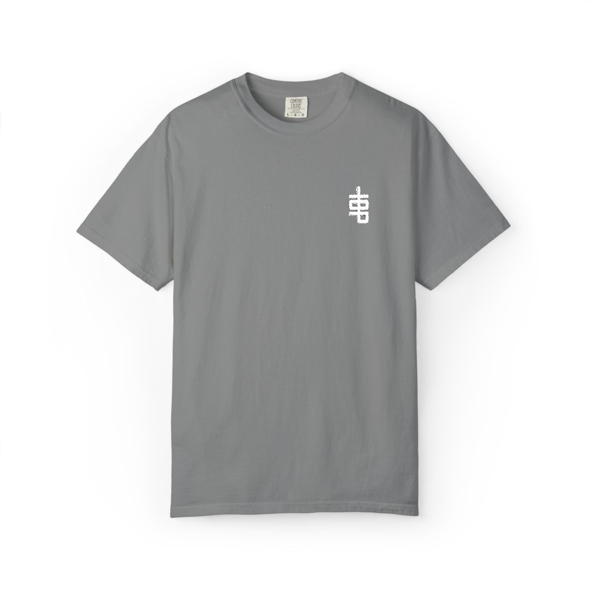 IOP Cross Casual Emroidered Tee, Colors: Grey, Sizes: S