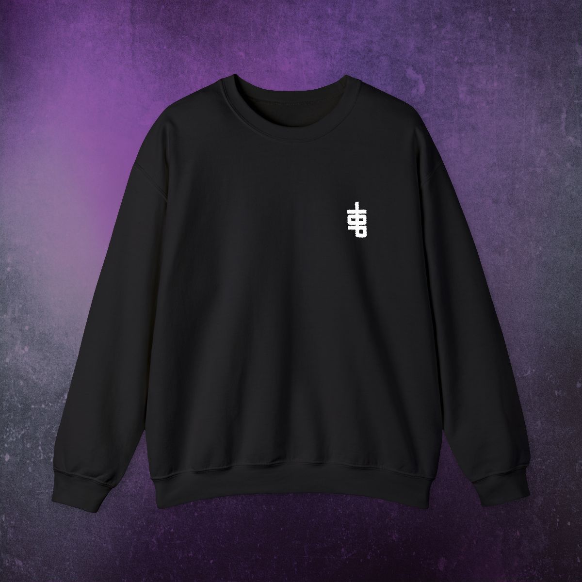 IOP Cross Embroidered Sweatshirt, Sizes: S, Colors: Black