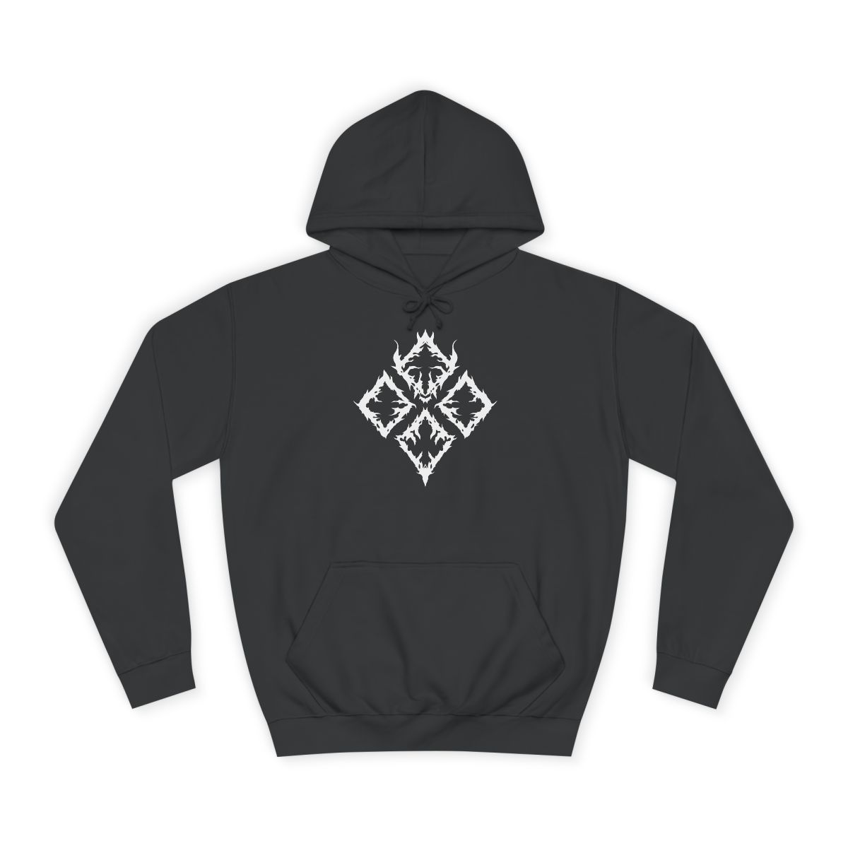 Brutal Diamonds Logo Hoodie, Colors: Deep Black, Sizes: XS
