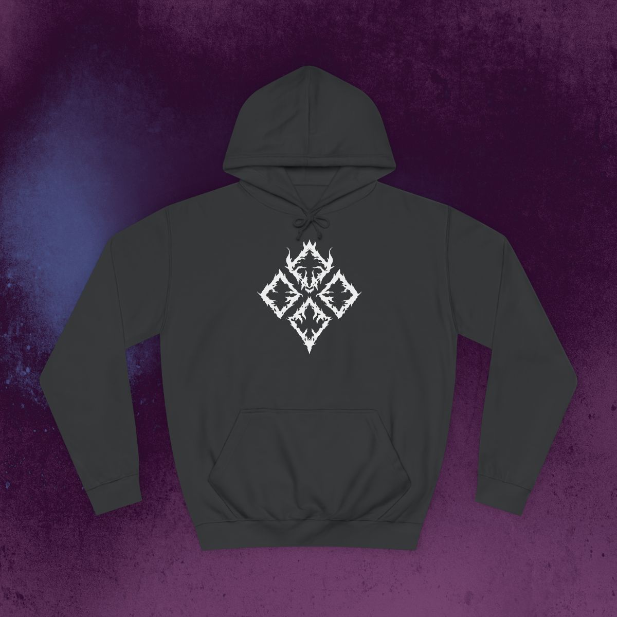 Brutal Diamonds Logo Hoodie, Colors: Deep Black, Sizes: XS
