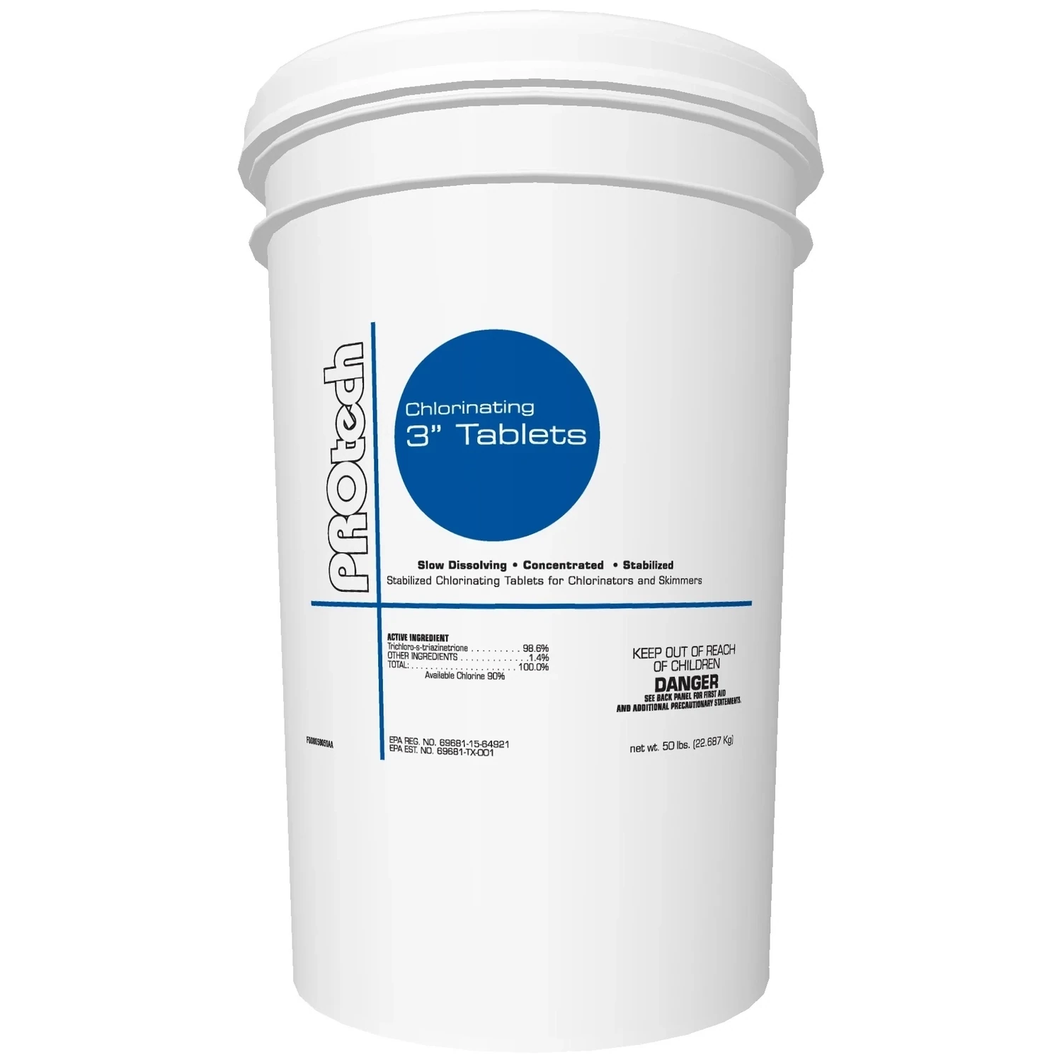 Protech 3" Chlorine Tablets 50Lb