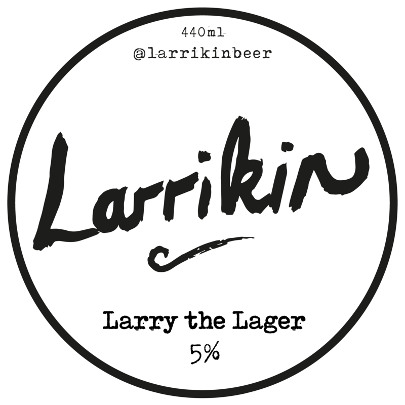 Larrikin - Larry the Lager v3 - 5% (440ml)
