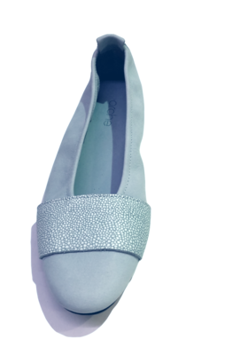 arche Ballerina – Lahkel Wildleder hellblau arche Ballerina – Lahkel Wildleder hellblau