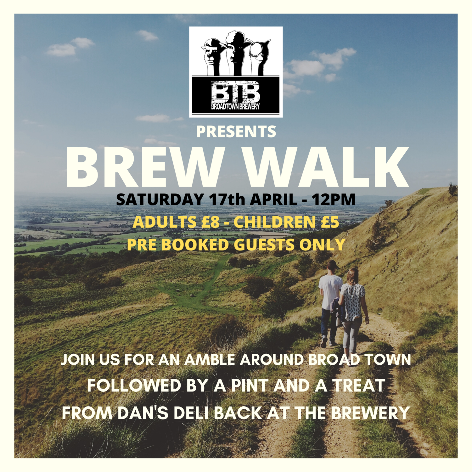 Brew Walk 17th April Adult Guest Booking