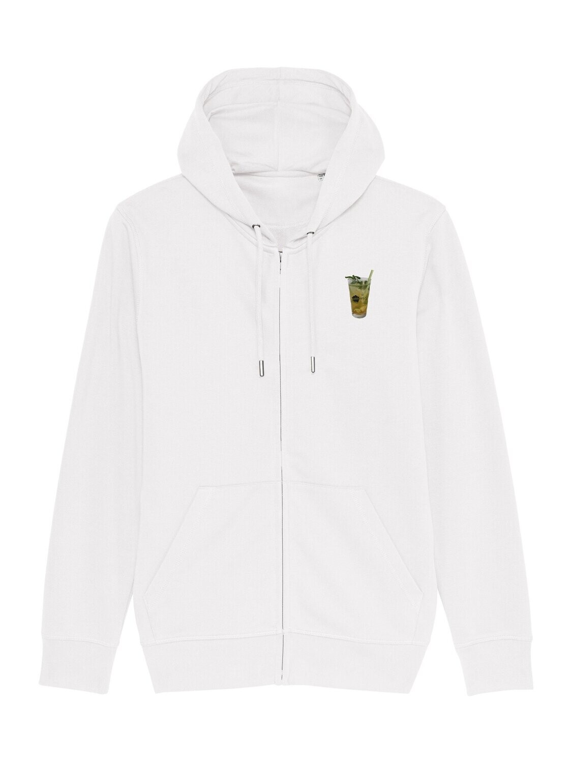 Riesling Caipi! Zipper Hoodie weiß