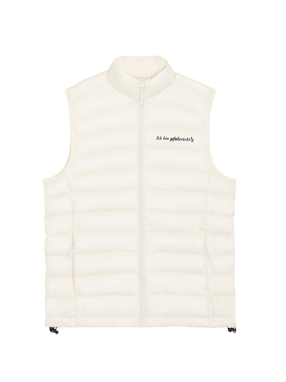 Steppjacke Damen Kurzarm weiß