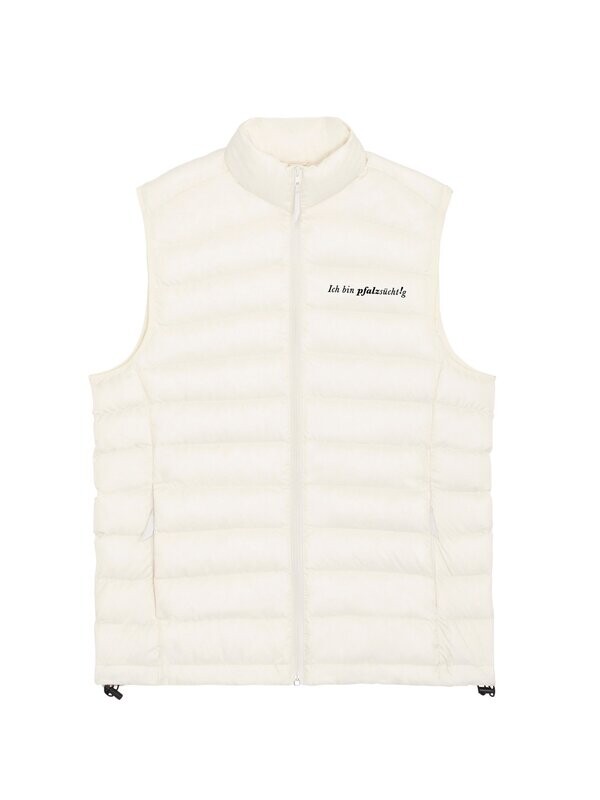 Steppjacke Damen Kurzarm weiß