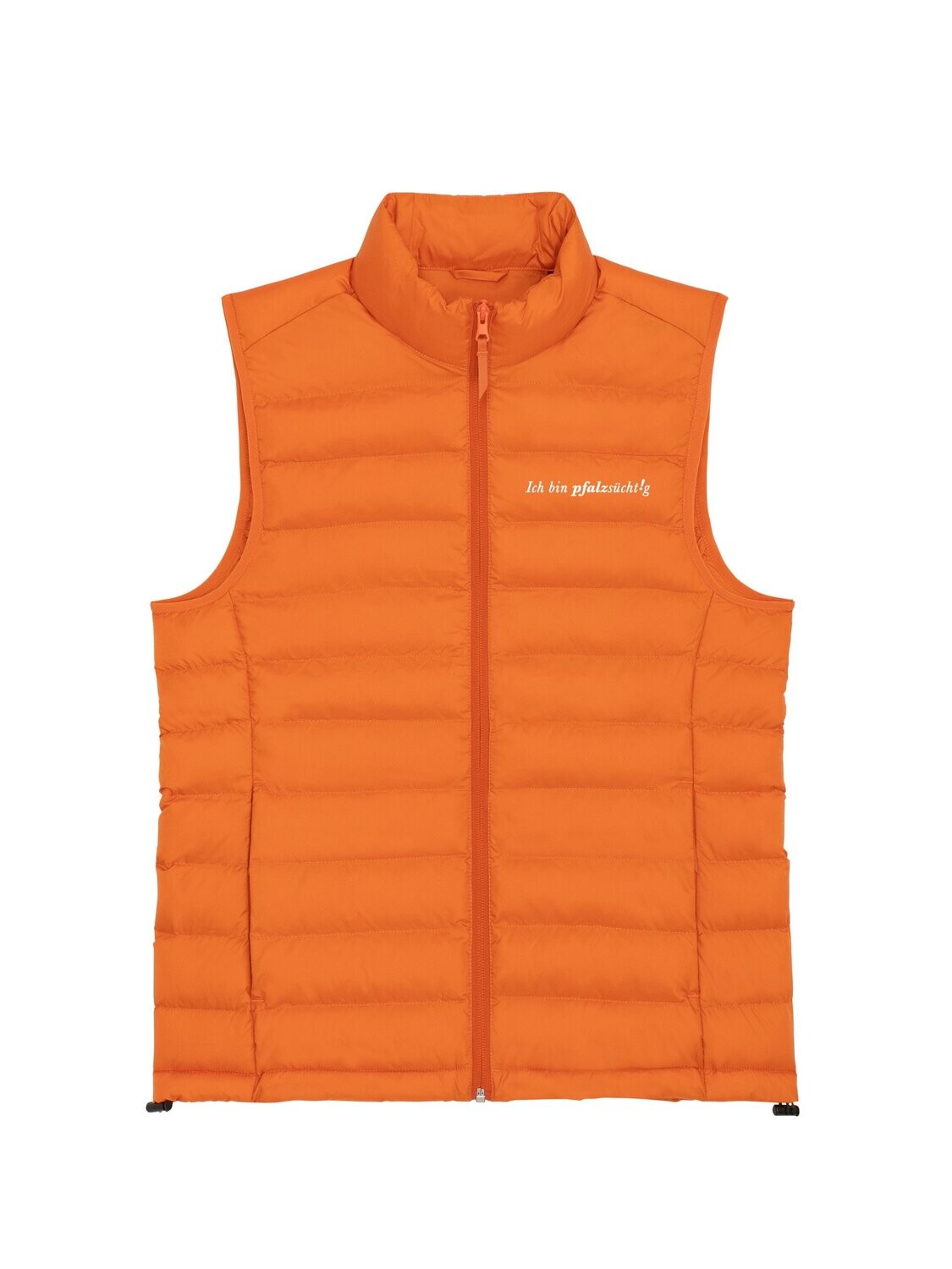 Steppjacke Damen Kurzarm orange