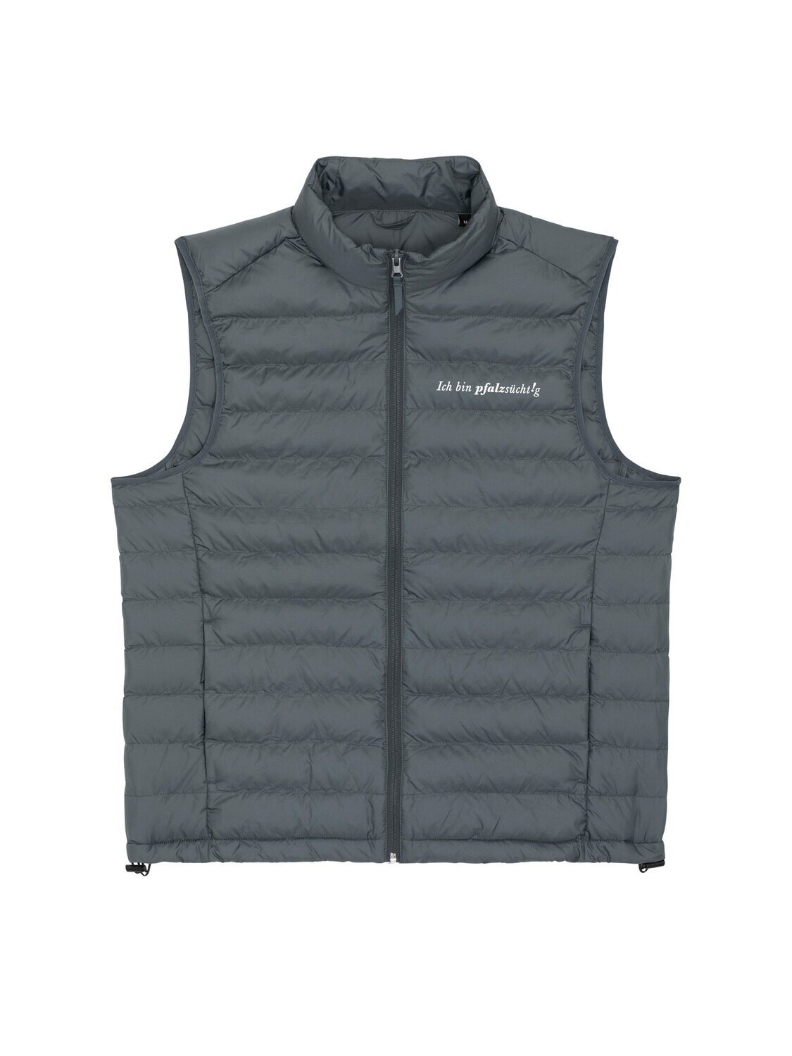 Steppjacke Herren Kurzarm grau