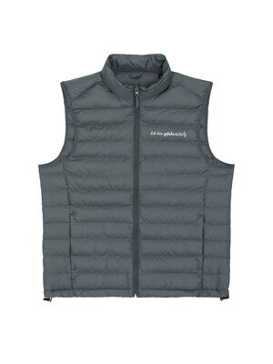 Steppjacke Herren Kurzarm grau Steppjacke Herren Kurzarm grau