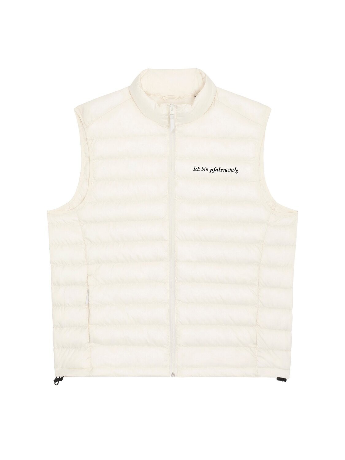 Steppjacke Herren Kurzarm weiß